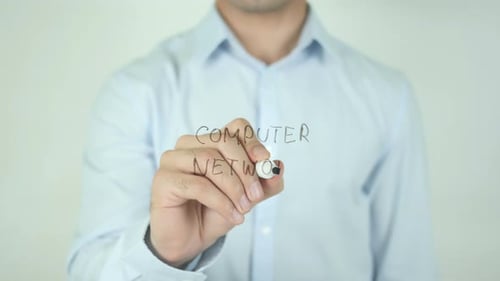 Writing Computer Network on a Clear Surface