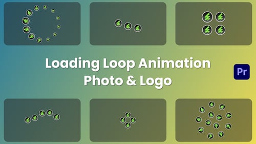 Loading Loop Animation Logo and Photo