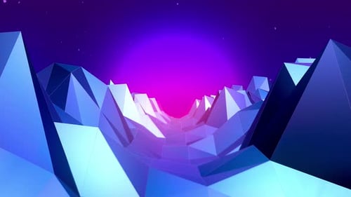 Polygon-Landschaft