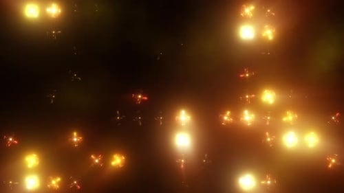 Dynamic Stage Lights Flashing Pattern Background