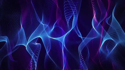 futuristic abstract wave technology background with multicolor light digital effect business concept