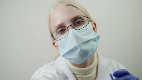 Doctor Opens Covid-19 Rapid Antigen Test Kit