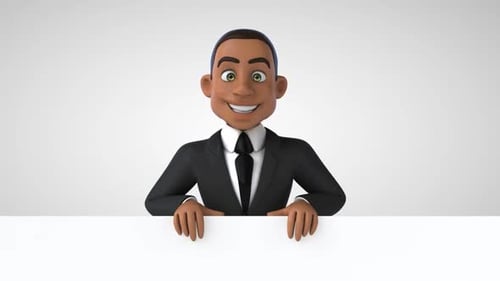 3D Animated Businessman Character Performing Various Actions