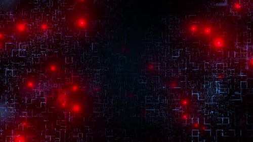 HUD Futuristischer Bildschirm mit animiertem Digital