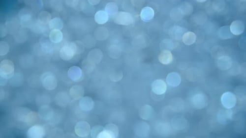 Abstract Blue Bokeh Background
