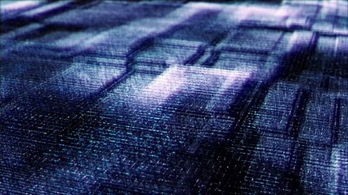 Abstract Futuristic Digital Grid Network Background Animation