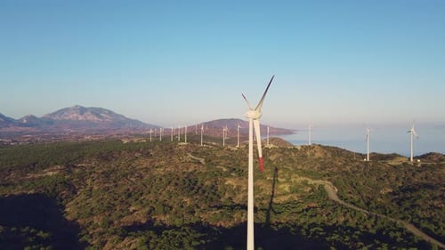 Renewable Energy Wind Farm Wind Turbines with Carbon Neutral