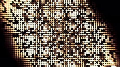 Animationshintergrund von leuchtenden Partikeln, die sich bewegen und leuchten