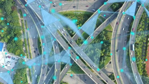 Smart traffic big Data concept