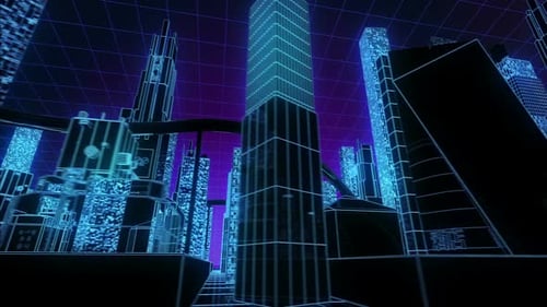 Cybernetic Neon City