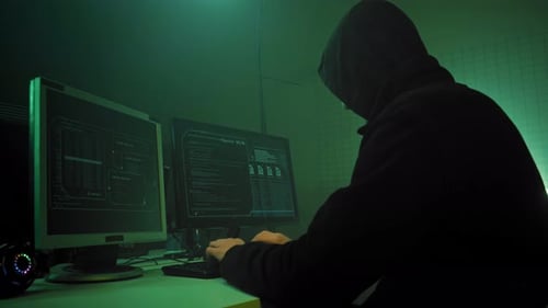 Hacker versucht, ein Passwort zu wählen, Serverschutz blockiert den Zugriff auf Informationen
