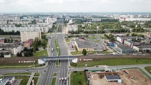 Moscow Avenue In The City Of Vitebsk 06