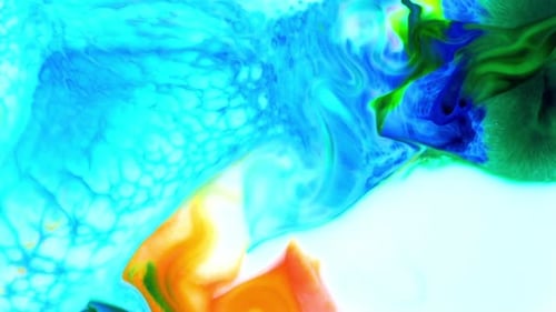 Abstract Colorful Invert Sacral Paint Exploding Texture 721