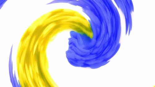 Swirling Abstract Colors in Motion