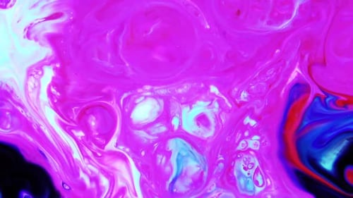 Psychedelic Colour Paint Spreading Swirling 3