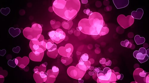 Die Herzen des Valentinstags