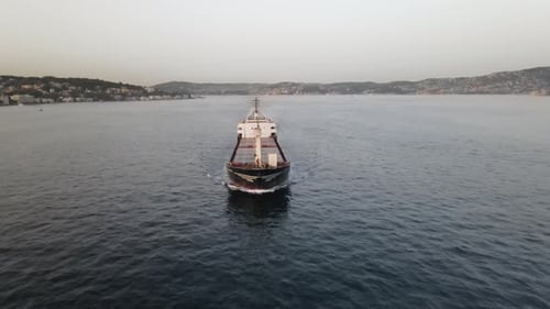 Seetransport Schiff Luftbild
