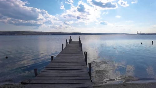 wooden pier