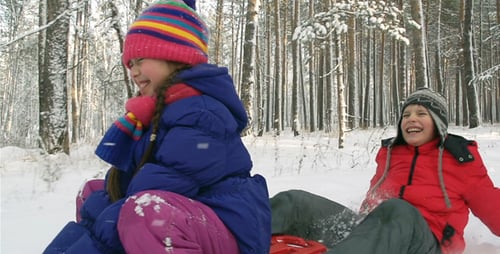 Sledding Together