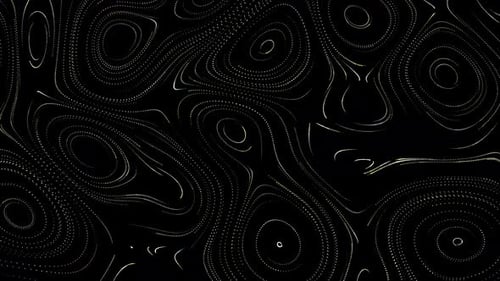 digital flowing dots