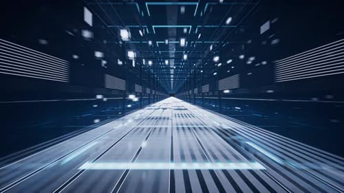 Pass through digital cyberspace