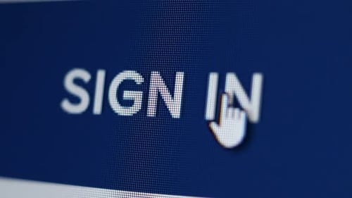 Clicking a Sign In Button On Screen 2