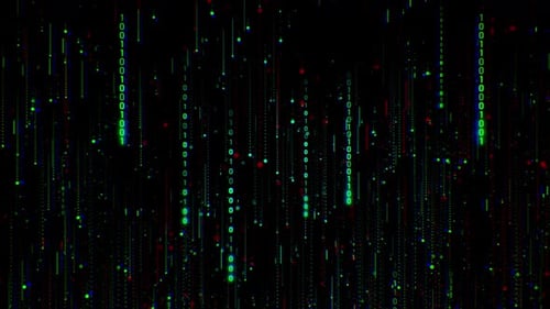 Matrix Digital Background Animation