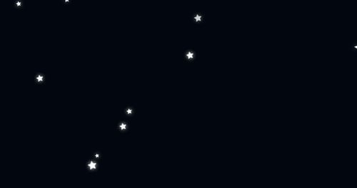 Animated Twinkling Stars Background Loop