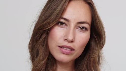 Woman Face Close Up Beauty Portrait