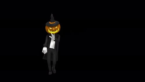 26 Ghost Halloween Samba Tanzen 4K