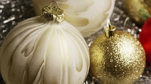 Cinématographique et rotatif de décorations de Noël