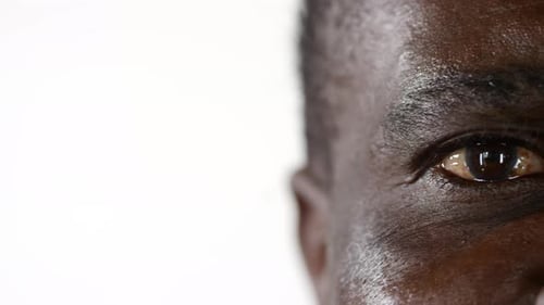 Eye of African American Man