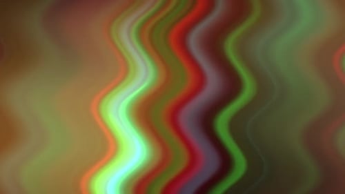 Abstract Fluid Motion Background with Colorful Wavy Lines