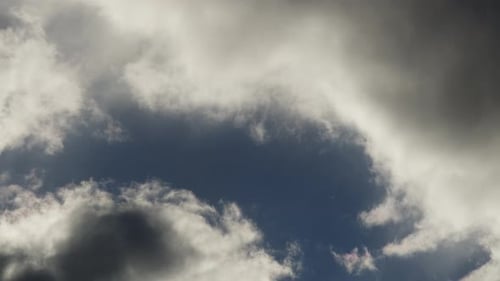 Time Laps Of Clouds In The Sky
