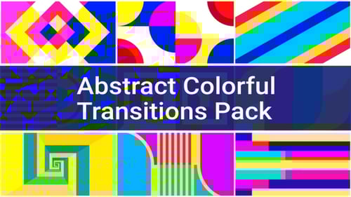 Dynamic Geometric Shape Transitions Pack for Video Reveals