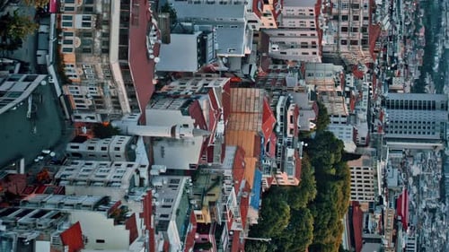 Aerial Cityscape of Istanbul Turkey