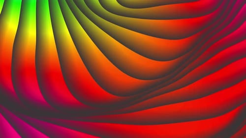 Fluid Gradient Abstract Waves Background Animation