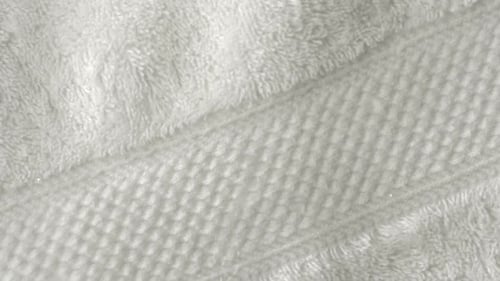 Water drop on towel, Slow Motion