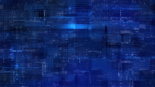 Abstract Digital Data Grid Technology Background Loop