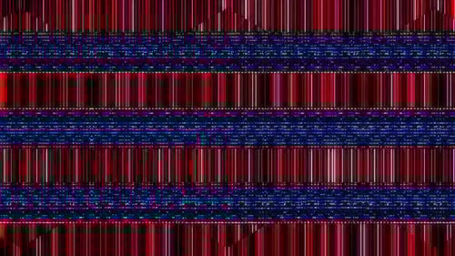 Digital Glitch Noise Error Transition Overlay