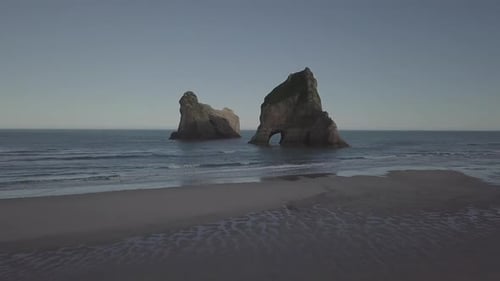 Beautiful beach from above