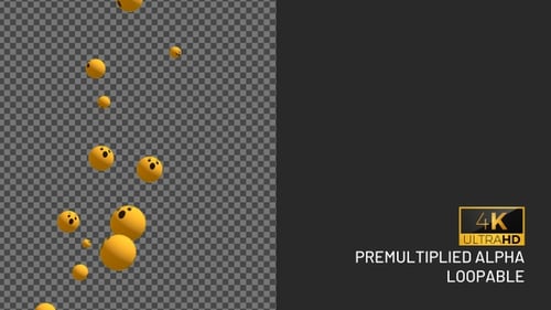 Bowling Ball Emoji Falling Bouncing Animation