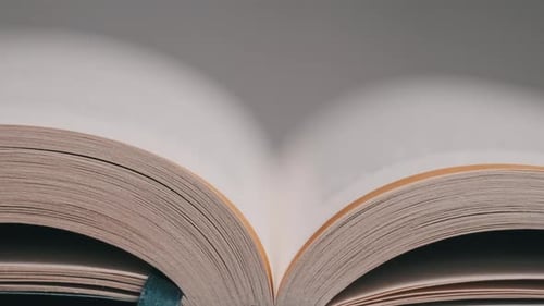 Pages of a Book Being Turned