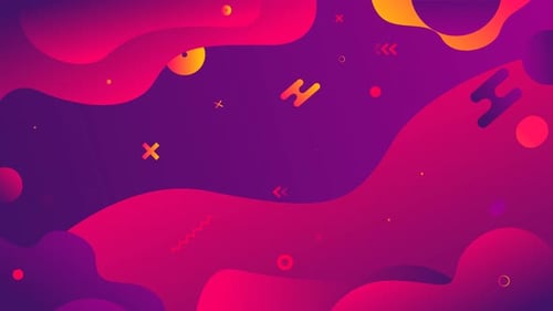 4K abstrakte Schleifengeometrie Hintergrund