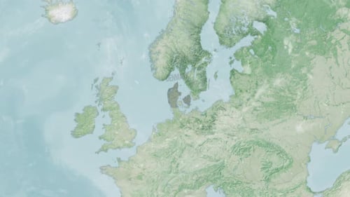 Global Map Zoom to Highlight a Country Animation