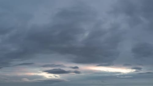 Grey Clouds in the sky