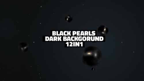 Black Pearls Dark Background 12in1