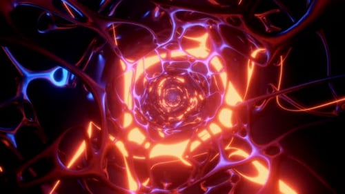 Organischer Sci-Fi Tunnel Hd