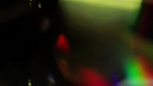Abstract Rainbow Light Effects on Dark Background