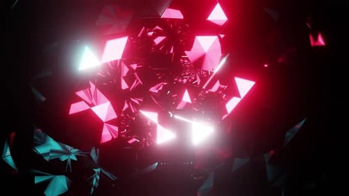 Multicolored Crystalized Equalizer Vj Loop HD